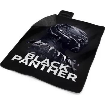 deka Sablio Plážová deka BLACK PANTHER Scrape: 200x140 cm