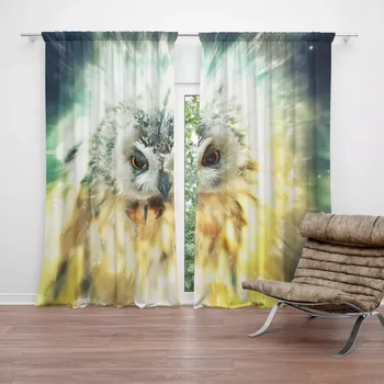 Závěs Sablio Závěs Sova: 2ks 140x250cm