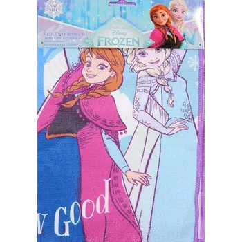 Ručník FROZEN LEDOVÉ KRÁLOVSTVÍ RUČNÍK NA RUČNÍKY ŠKOLKA malý NA RUCE 30x40 W01E