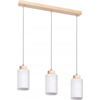 Závěsné svítidlo BRITOP Lighting 3xE27 Max.60W Bílé skleněné květinové stínidla