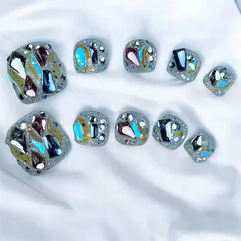 Umělé nehty Nalepovací nehty Umělé nehty Tipy opakovaně použitelné Zirkony, S