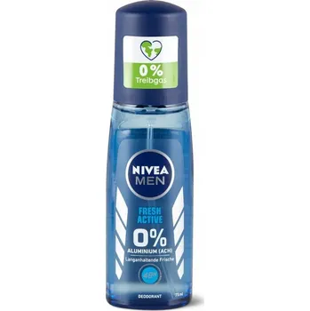 NOVINKA !! NIVEA MEN DEODORANT V ROZPRAŠOVAČI FRESH ACTIVE PUMP SPRAY 75 Ml