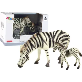 Figurka LEAN Toys Sada 2 figurek Zebra s mláďaty zvířat světa