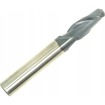 Vrták KULOVÁ KARBIDOVÁ FRÉZA FI 10 DLOUHÁ (2 BŘITY) 50 HRC