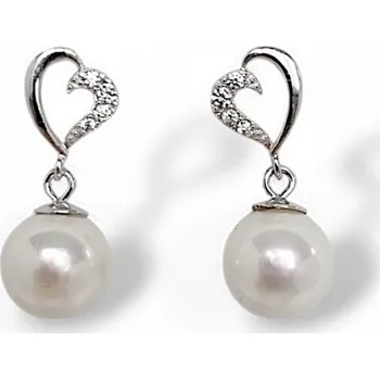 Náušnice Amadora náušnice ZA151040110 bílá