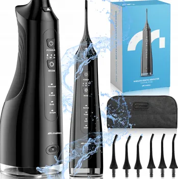 Ústní sprcha AquaSmile Pro – bezdrátový zubní irigátor s 6 tryskami a 4 režimy (150 PSI)