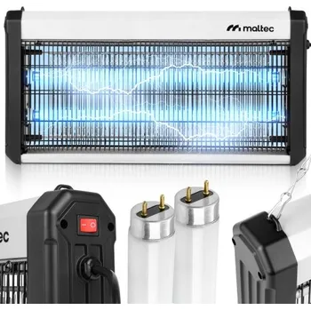 Elektrický lapač InsectoGuard Pro 3800V – UV lampa proti hmyzu 30W s dosahem 200m²