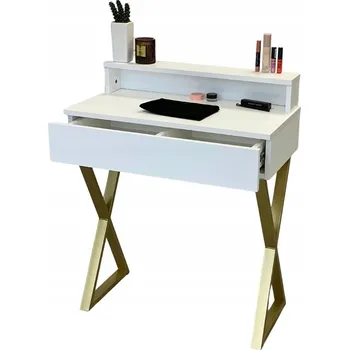 Toaletní stolek Toaletní Stolek Meblano bílý matný 75 x 80 x 40 cm