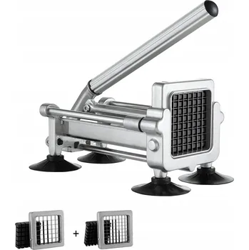 Kráječ zeleniny SucceBuy Kráječ na hranolky odolný proti korozi se 2 čepelemi Nerezová Ocel