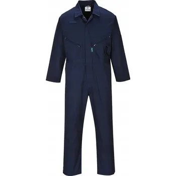 Moto oblečení Kombinéza Liverpool 8 kapes s oboustranným zipem vel. XXXL Tmavě modrá Dlouhý T