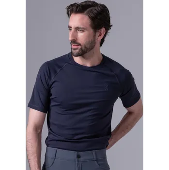 Pánské tričko PS of Sweden Triko Benjamin PS of Sweden, pánské, navy M