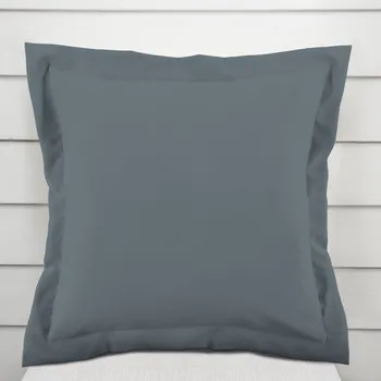 Povlak na polštářek Bavlněný povlak na polštář s lemem Moni MO-066 Modrošedý 35 x 45 cm