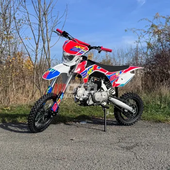 malá motorka Motocykl NXT 125cc 14/12 4t Barton Motors červeno-modrá