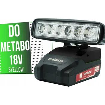 Svítilna PRACOVNÍ LAMPA PRO Metabo 18V svítilna LED SVĚTLO