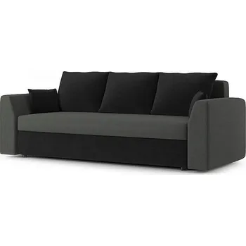 Obývací pokoj Rozkládací pohovka PAUL MODEL 2 Šedá/černá