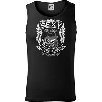 Nesnáším být sexy - traktorista - Tílko pánské Core - XL ( Černá )