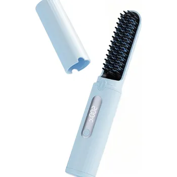 Žehlička na vlasy Bezdrátová mini žehlička na vlasy na vlasy s technologií záporných iontů