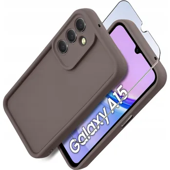 Pouzdro na mobilní telefon Zadní Kryt KrainaGSM pro Samsung, Galaxy A15 5G hnědý