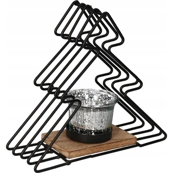 Svícen Svíčka kovová 16 cm