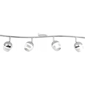 Kovové Stropní Svítidlo BRITOP Lighting 4xG9 Max.28W Chrom/Bílé Stínidlo