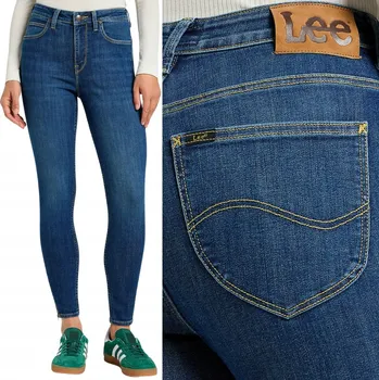 Dámské džíny Lee Scarlett High Zip dámské džíny úzké nohavice střih, velikost 26/31