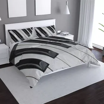 Povlečení Sablio Povlečení Klávesy piana - 140x220 / 90x70