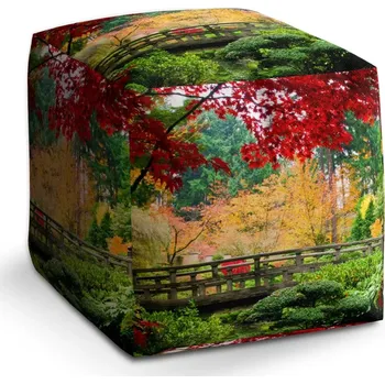 Taburet Sablio Taburet Cube Most v parku: 40x40x40 cm