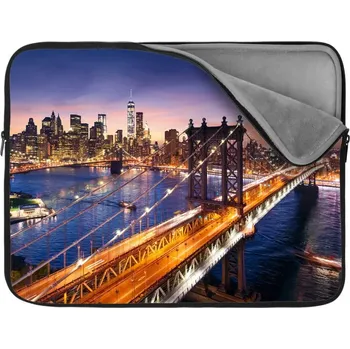 pouzdro na notebook Sablio Obal na notebook Most v New Yorku - 17"