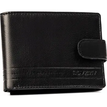 Rovicky pánská peněženka z pravé kůže černá - muž