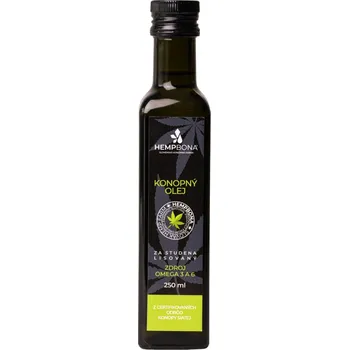 Rostlinný olej HempBona Konopný olej za studena lisovaný