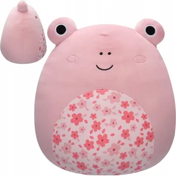 plyšák Squishmallows Plyšová Hračka SAKURA Květ Třešně RŮŽOVÁ ŽÁBA KLINE 30 cm