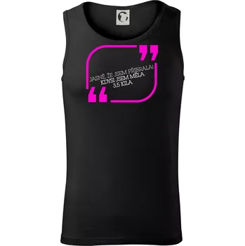 Pánské termoprádlo Jasně, že jsem přibrala - Tílko pánské Core - XL ( Černá )