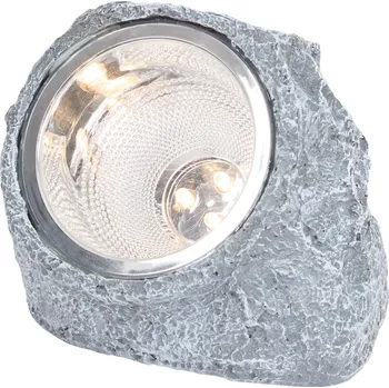 Zahradní dekorace Solární LED lampa zahradní dekorace imitace kamene soumrakový senzor