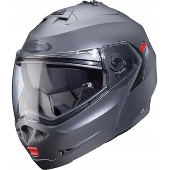 Helma na motorku PŘILBA CABERG DUKE X ŠEDÁ MATNÁ PINLOCK M ECE22.06
