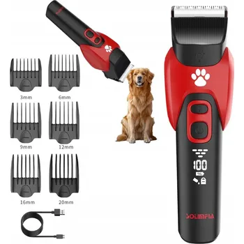 Kosmetika pro psa VÝKONNÝ STŘÍHACÍ STROJEK NA PSY ZVÍŘATA PROFESIONÁLNÍ