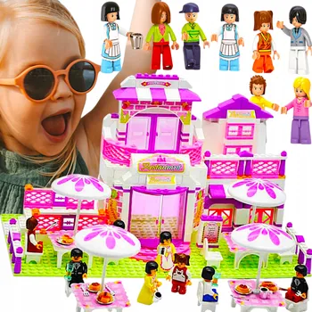 ostatní stavebnice Stavebnice Friends OBCHOD RESTAURACE V HEARTLAKE PRO HOLČIČKU dílů FIGURKY