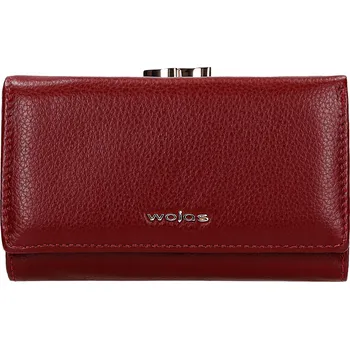 Peněženka Wojas dámská kožená peněženka červená