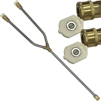 Příslušenství pro vysokotlaký čistič TwinJet Pro – Dvojitý nástavec pro tlakové myčky s tryskami 40° a univerzálním závitem M22x1,5