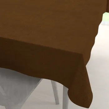 ubrus Obdélníkový ubrus/imitace broušené kůže Alcantara ALC-017 Hnědý rezavý 50x100 cm