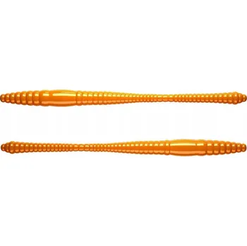Umělá nástraha Libra Lures Dying Worm 011 Hot Orange 7cm
