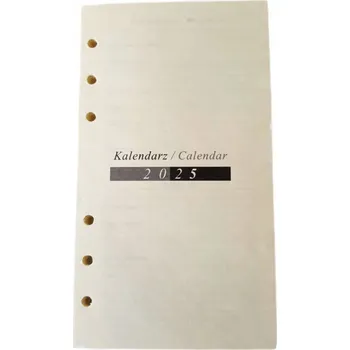 Diář Náplň do diáře 2025 (týdenní) 9,5x17,2 cm