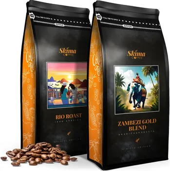 Káva SKIMACOFFEE sada směsi Káva 2x1kg SkimaCoffee 2000 g