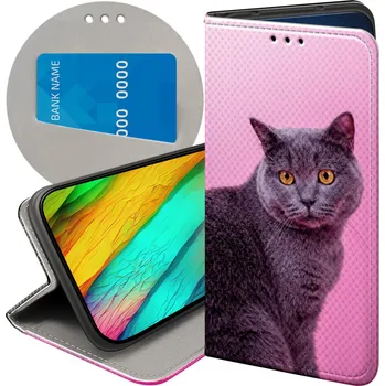 Pouzdro na mobilní telefon Flipové pouzdro Hello Case pro Huawei Y7 2019, růžové