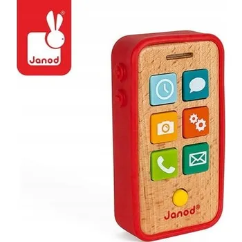 Janod Dětský dřevěný mobil se zvuky