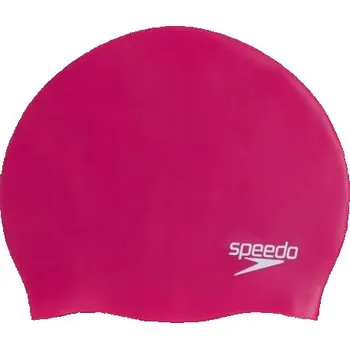 Vodní sport SPEEDO silikonová plavecká čepice PLAIN MOULDED růžová
