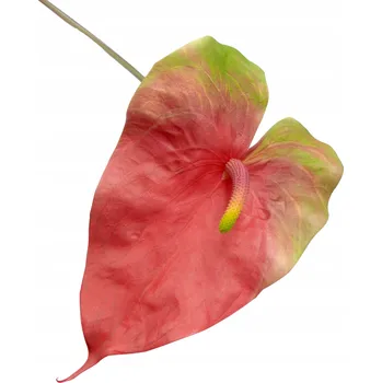 umělá květina UMĚLÝ LIST ANTHURIUM DO VÁZY, VYSOKÁ KVALITA, PĚNOVÝ, 75 CM