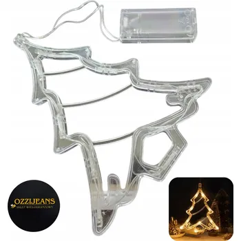 Vánoční dekorace VÁNOČNÍ LED SVĚTÝLKO STROMEČEK NA BATERIE DEKORACE + DÁREK