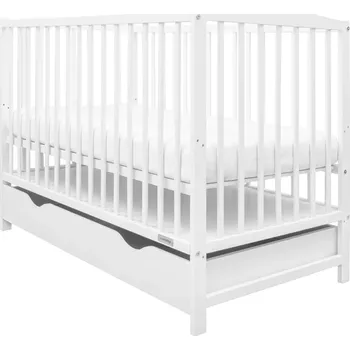 Dětská postýlka Dětská postýlka se zásuvkou New Baby Lilly bílá