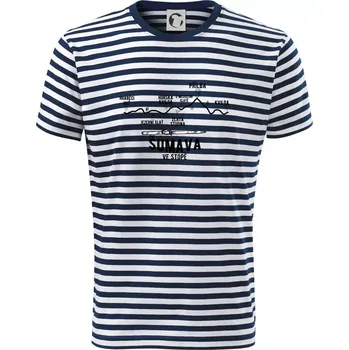 Šumava ve stopě - Triko na vodu - 2XL ( Prouhovaná )