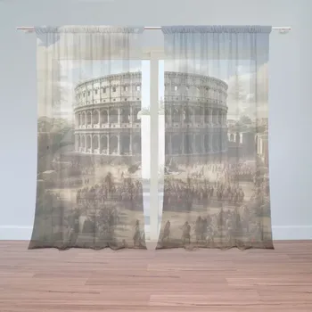 Záclona Sablio Záclony Řím Koloseum Legie: 2ks 150x250cm